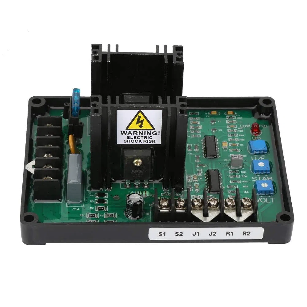Vikye Regulador de voltaje GAVR-20A, generador de regulador de voltaje automático universal 20A 50 HZ 60 HZ ajustable