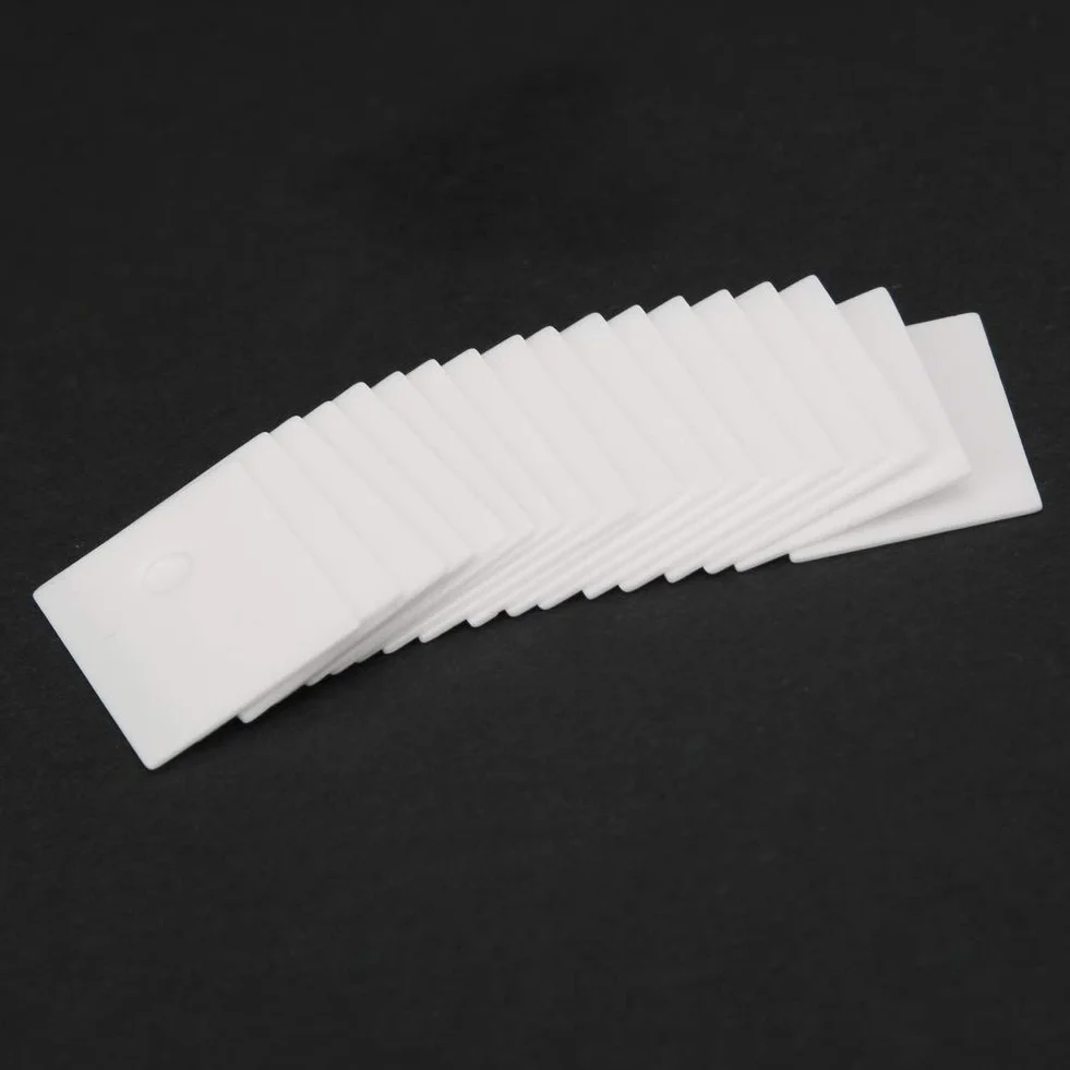 Fafeicy Lámina Aislante de Cerámica de Alúmina para Transistor TO-247, 100 Piezas, 17 x 22 x 1 mm, Almohadilla de Enfriamiento MOS IGBT