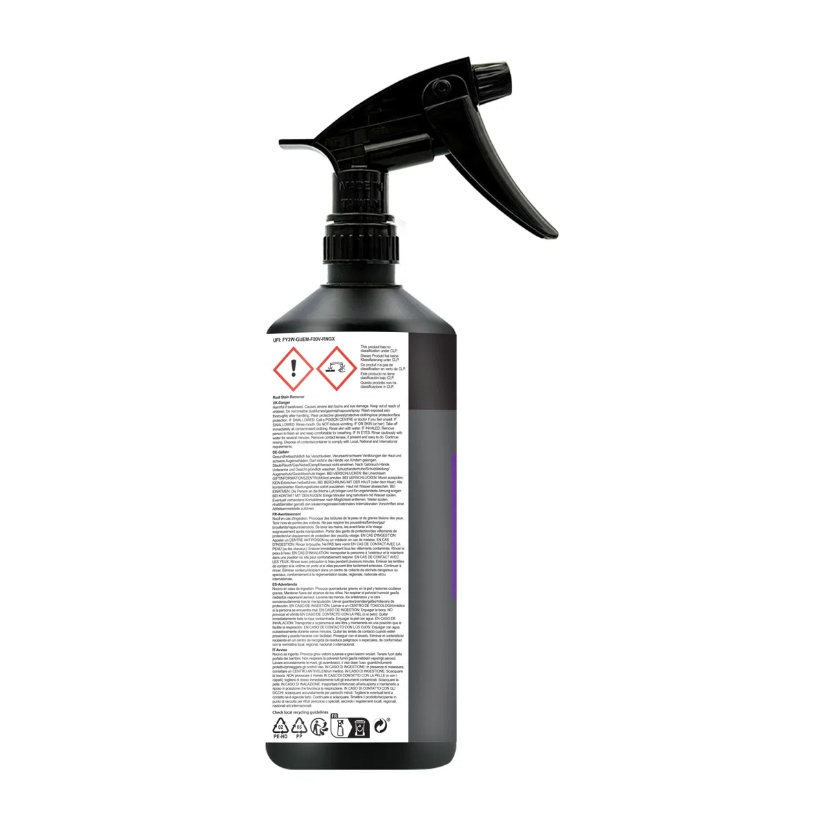 JENOLITE Removedor de manchas de óxido, simplemente rociar y limpiar con un paño, 500 ml