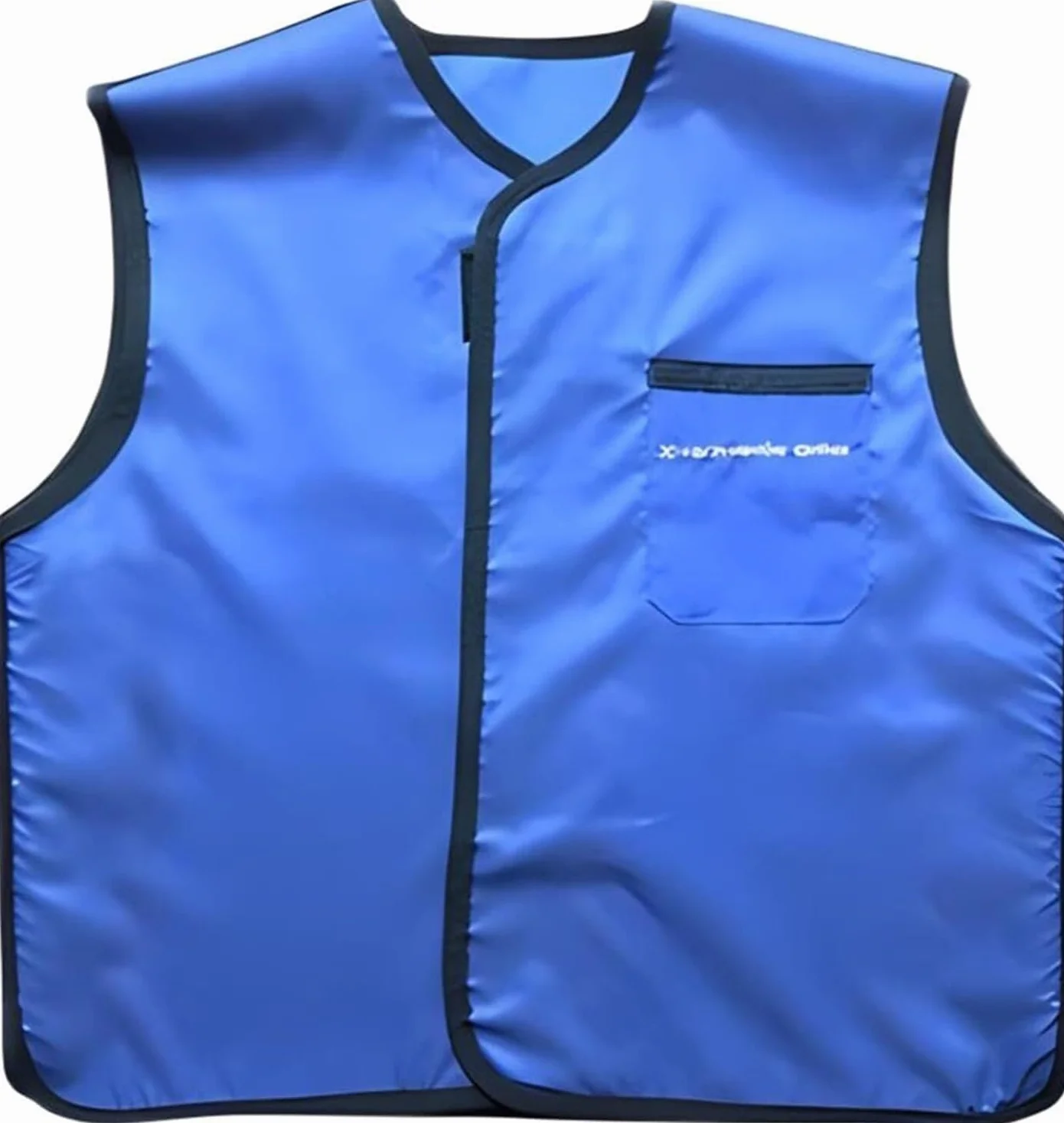 Delantal de Plomo para Rayos X Chaleco de Plomo Protector contra Rayos X Azul Delantal de Plomo(0.125mmpb,55x60cm)