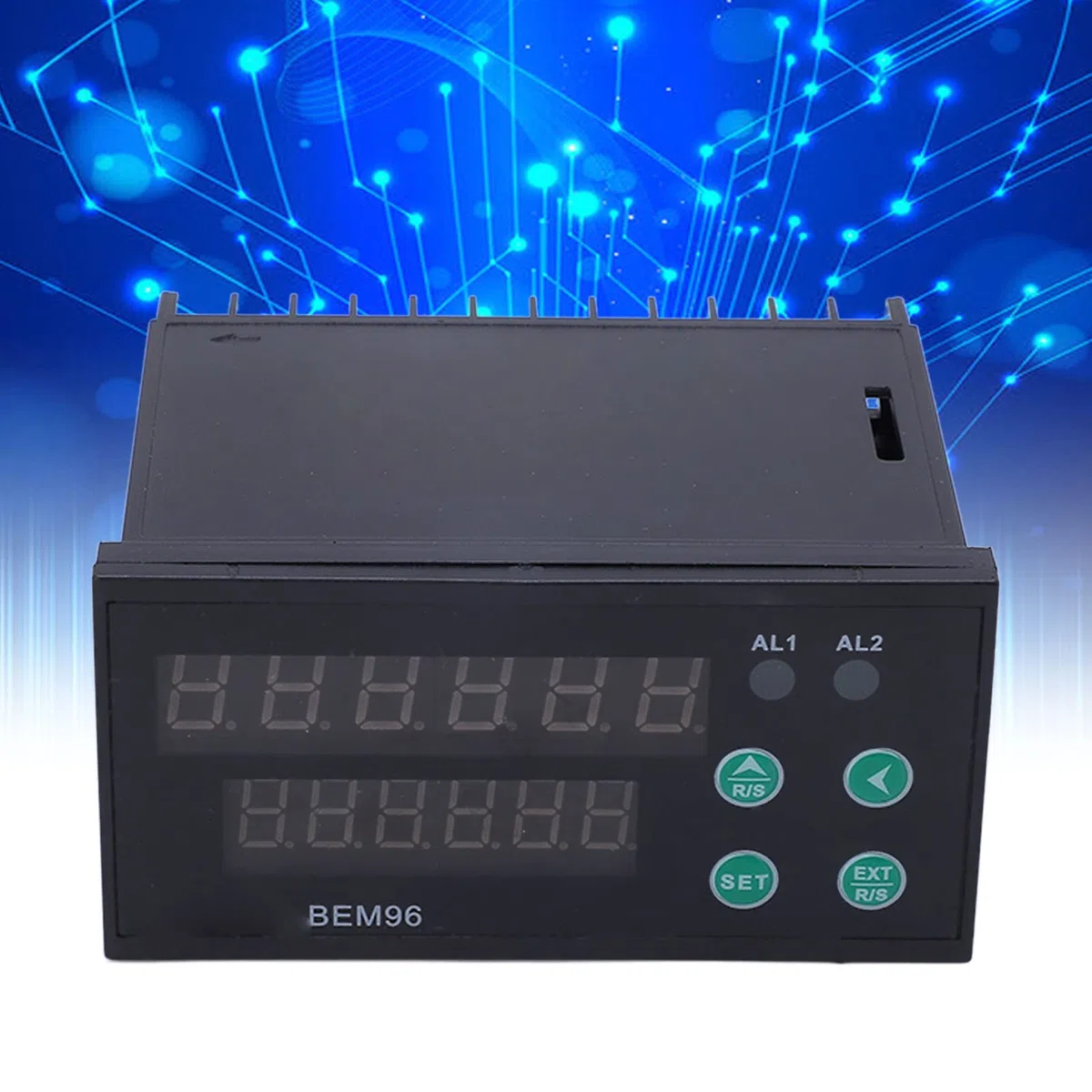 Contador Digital Industrial 6 Dígitos 0.00001-999999, Medidor Multifuncional AC 250V 5A para Tubería - Preciso y Versátil para Aplicaciones Industriales