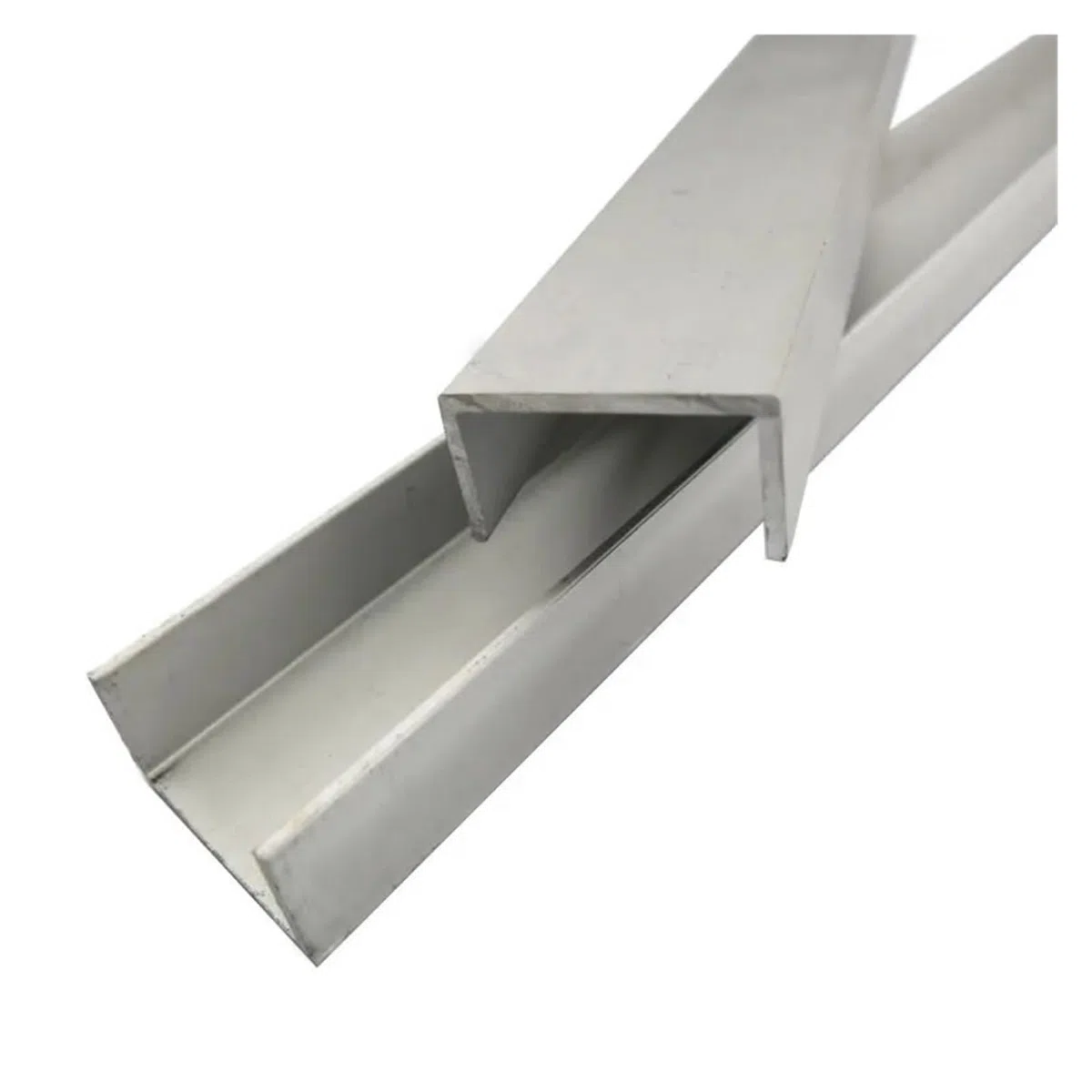 Aluminio En Forma De U Perfil de aluminio en forma U, ancho exterior 40 mm, longitud 50 cm, borde aleación recubierto vidrio Para Bricolaje(40mm x 10mm x 1mm)
