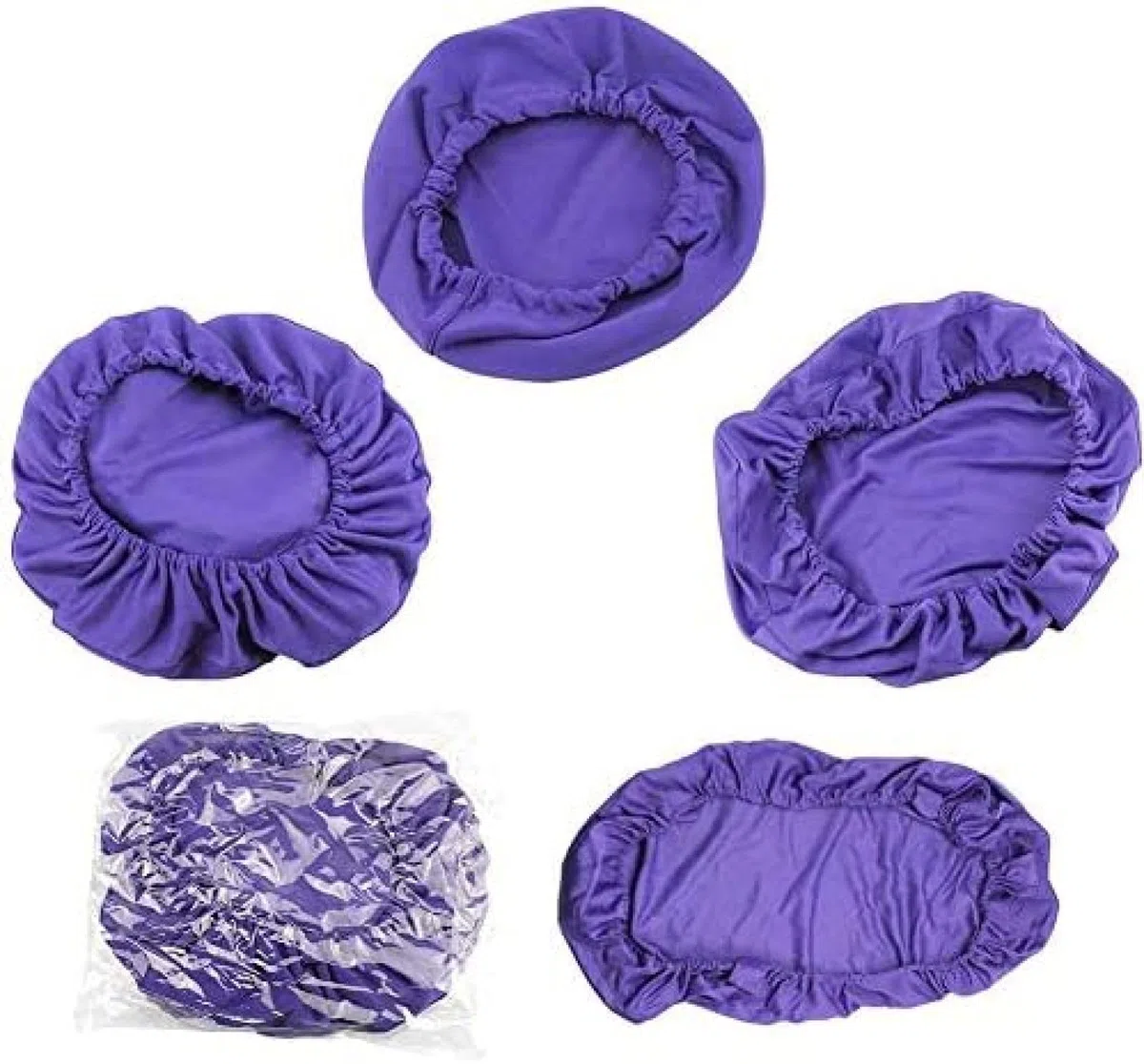 Funda para Sillón Dental WENGUQABD - 4 Piezas/Juego - Funda Protectora Completa - Cuero PU - Resistente al Agua y al Polvo - Para Sillas de Dentista en Clínicas Dentales - Color Púrpura, Morado