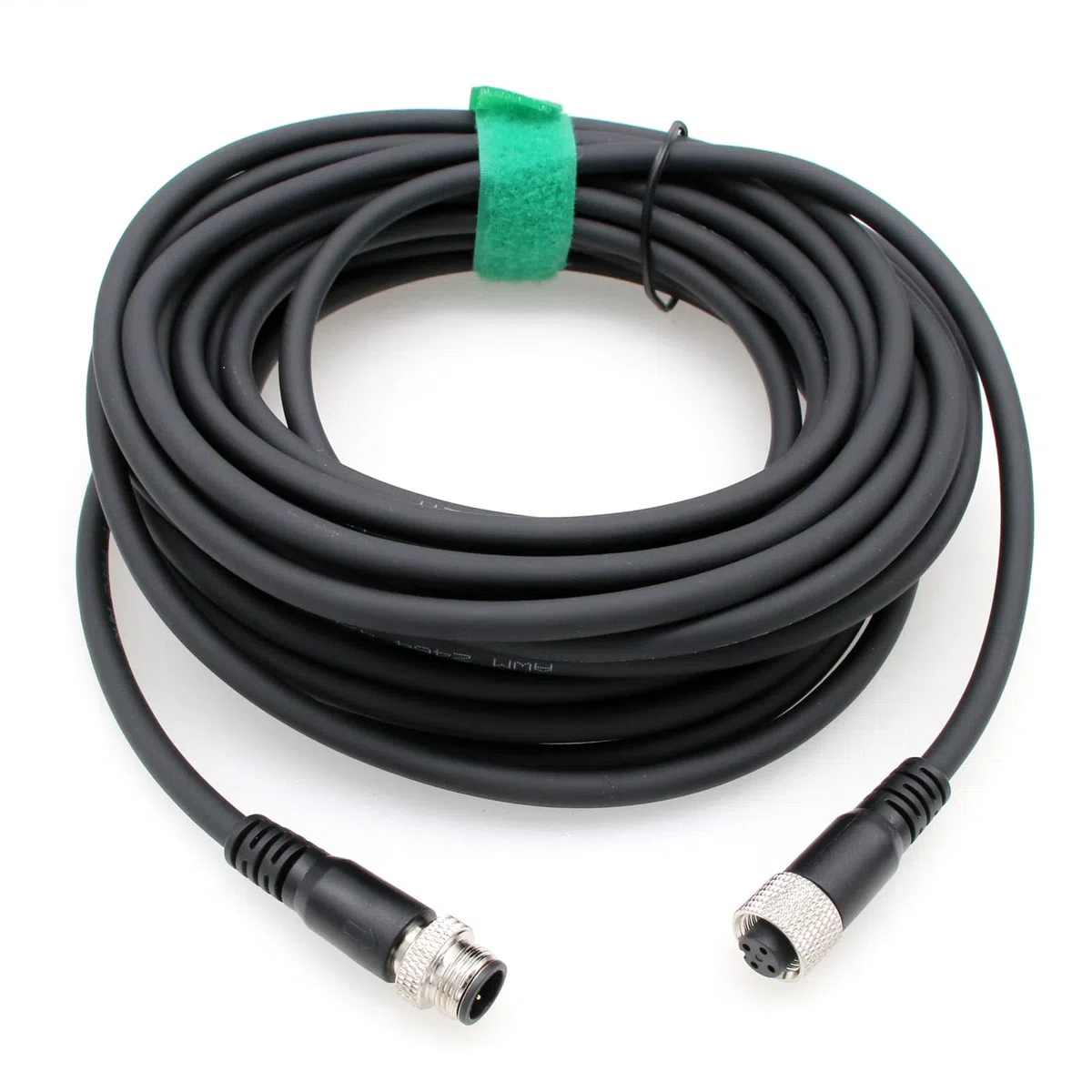 HangTon Actuador codificador lector de sensores M12 A codificado 4 pines macho hembra cable de extensión para automatización industrial, dispositivo de red DeviceNet, CANopen, IO Link, Profibus 4 m