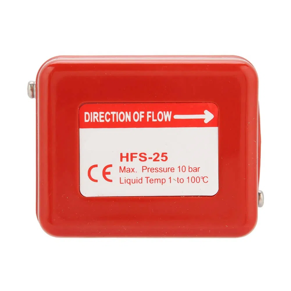 Interruptor de flujo de agua, acero inoxidable parcial Tipo 6-380V Interruptor de flujo de agua con control de paleta de 1"Contactos de 1.0MPa SPDT