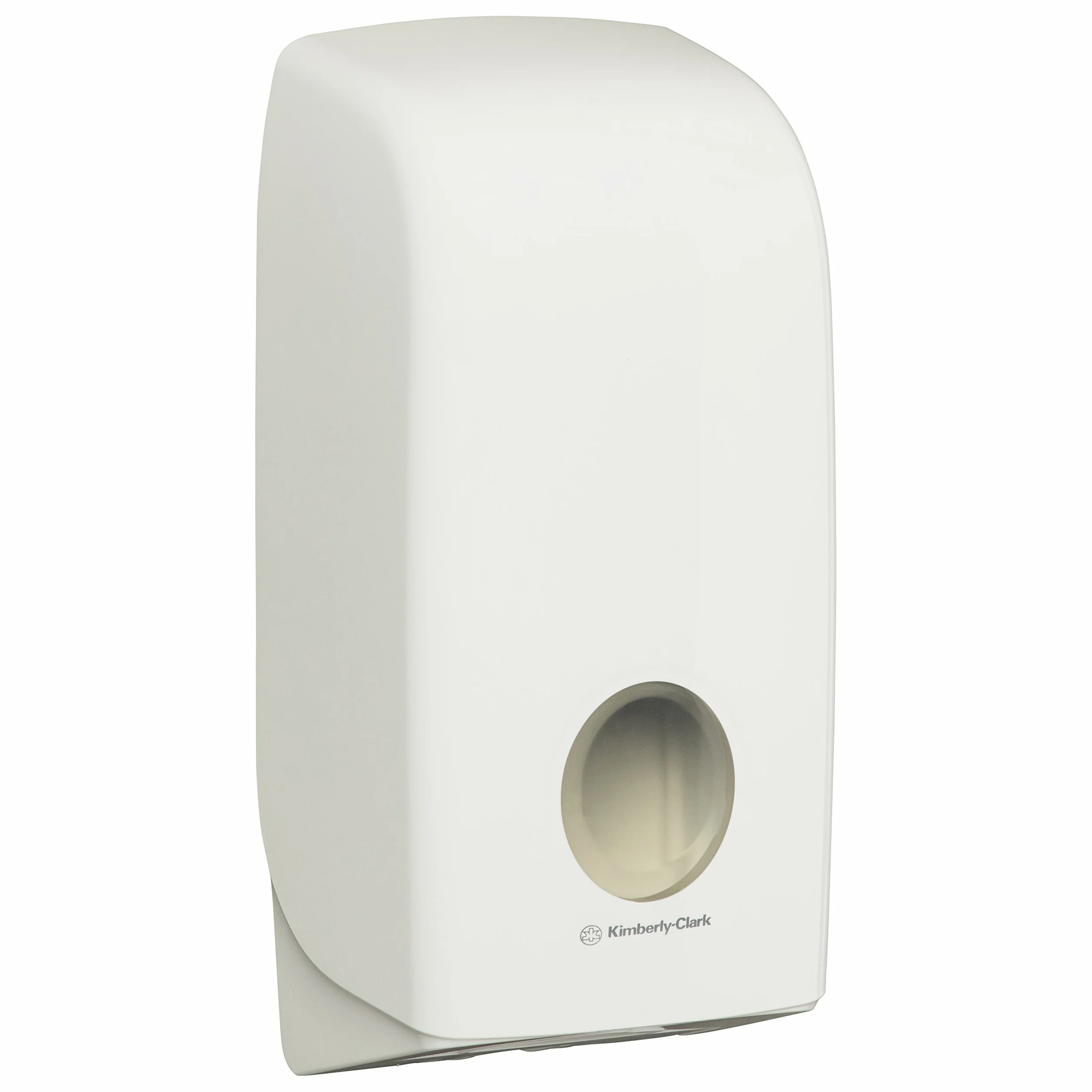 Aquarius Dispensador de papel higiénico plegado 6946 - 1 dispensador de papel higiénico blanco de una hoja