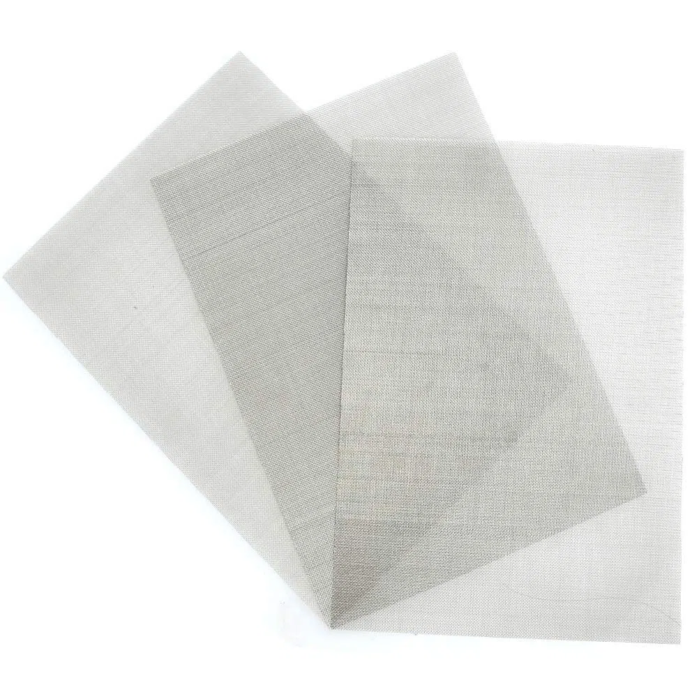 TIMESETL 3 Piezas Malla de Alambre Malla Tejido, Malla de Acero Inoxidable 304 Filtración de Hoja de Filtro de Pantalla Ideal para Ladrillos Aéreos - A4 (210 x 300 mm)