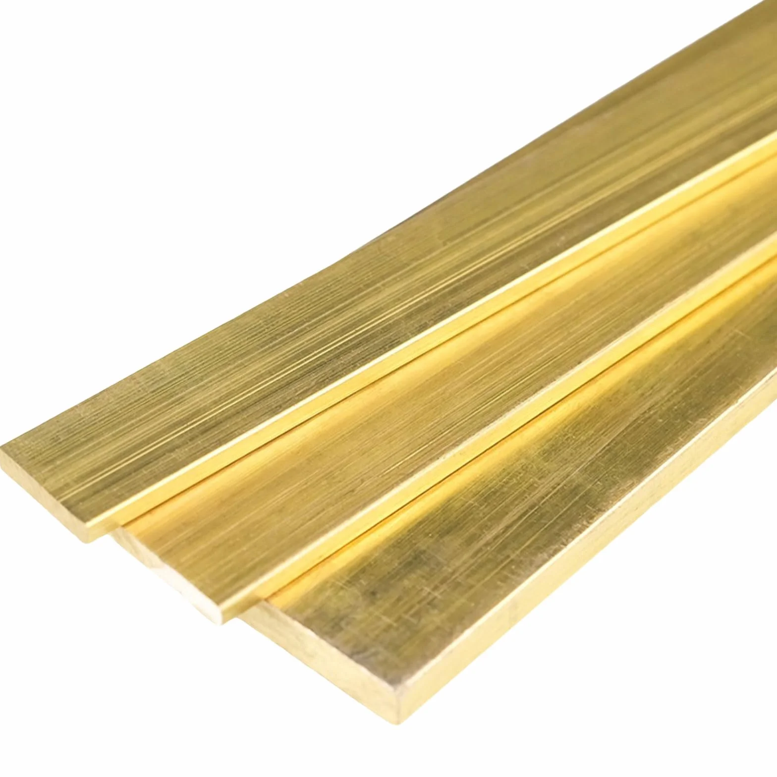 Barra plana de latón, 3 mm de grosor x 20/25/30/35 mm de ancho x 500 mm de largo. Placas de latón for la fabricación de cuchillos y artesanías.(3 * 35 * 500mm)