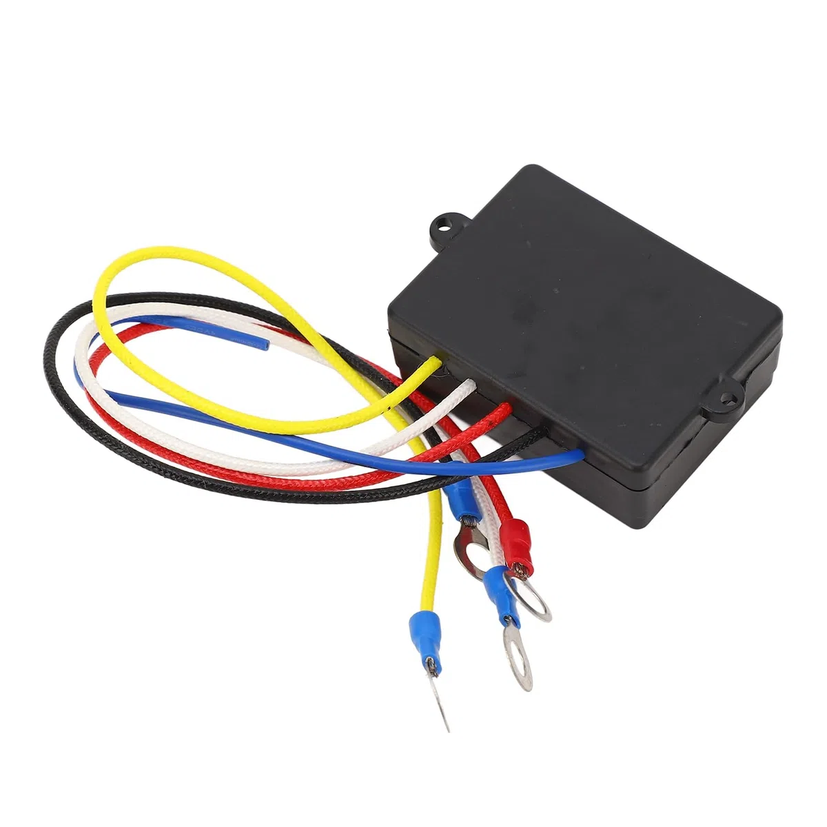 Keenso de Control Remoto de Cabrestante Inalámbrico de 12 V, Auriculares Duales con Función de Entrada y Salida de Energía para Cabrestantes de Camión ATV SUV de 17000 LB