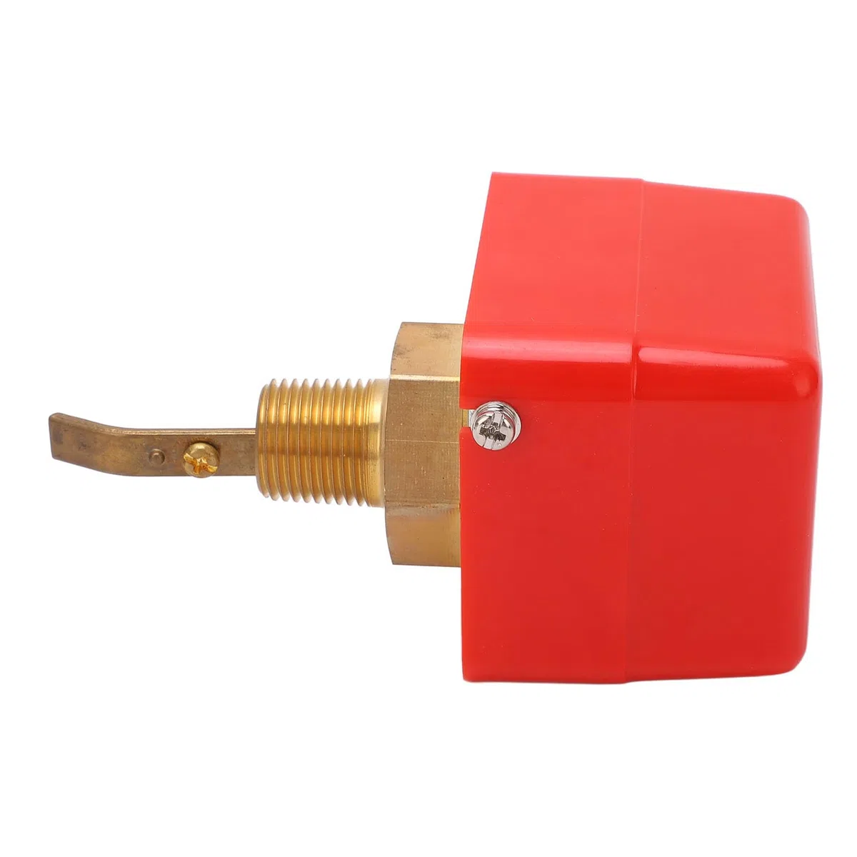 Yosoo Health Gear Interruptor de Flujo de Agua Interruptor de Flujo de Control de Paleta de Latón SPDT 220VAC 15A DN15 G1 Paleta Ajustable de 2 Pulgadas para Aire Acondicionado Central Tratamiento