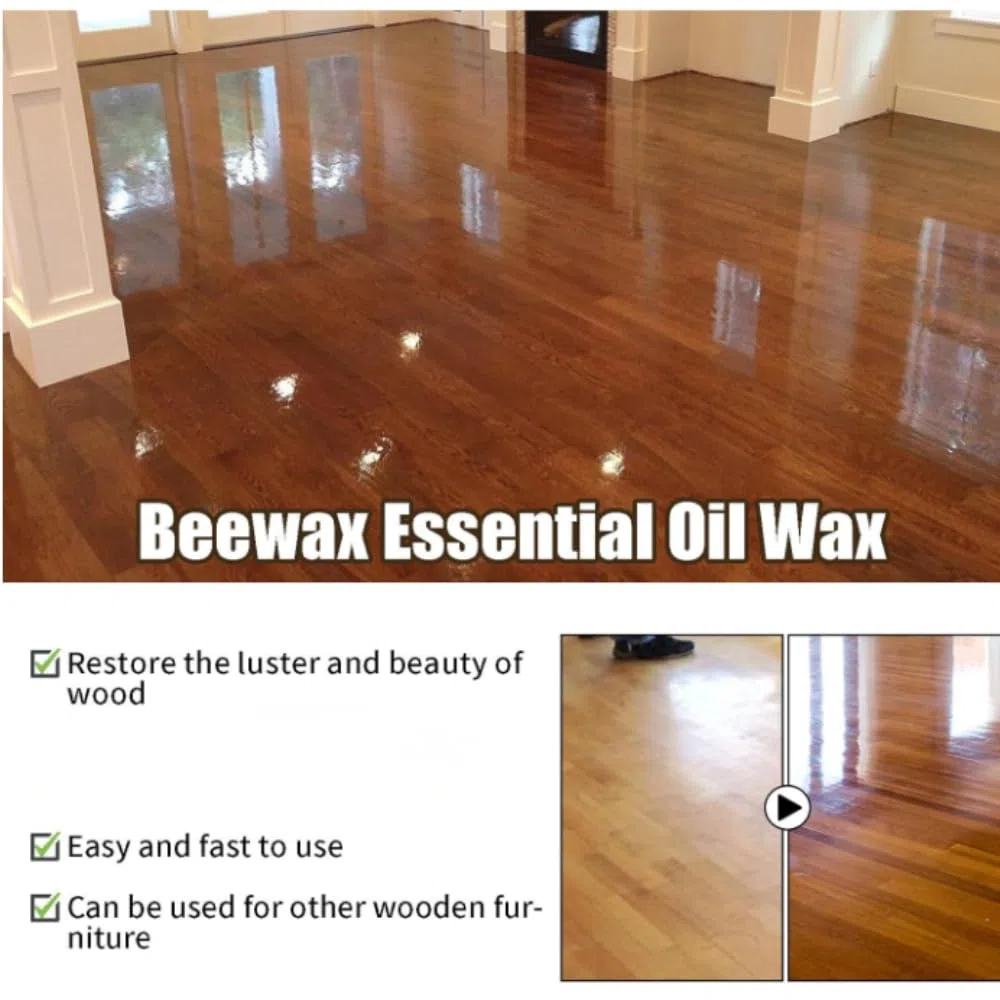 Beeswax Spray, Limpiador En Aerosol De Cera De Abejas, Spray Abrillantador De Madera Con Cera De Abeja, Spray Beeswax for Wood, Bees Wax Furniture Polish and Cleaner, Beeswaxs Essential Oil Wax (1PC)
