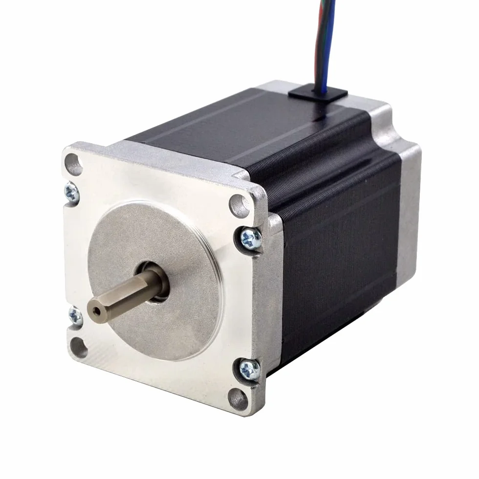 STEPPERONLINE Nema 23 Motor paso a paso 1,9Nm, 3A, 4cables, 6,35mm stepper motor para máquina cnc