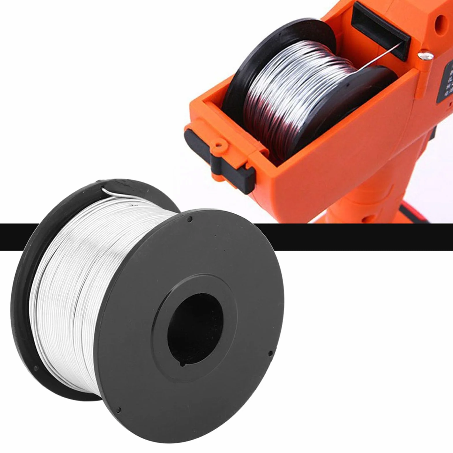 4 unids 110 m 0,8 mm Alambre de Lazo de Acero Atar Alambre Alambre de Lazo para la máquina automática de Atar Barras de Refuerzo