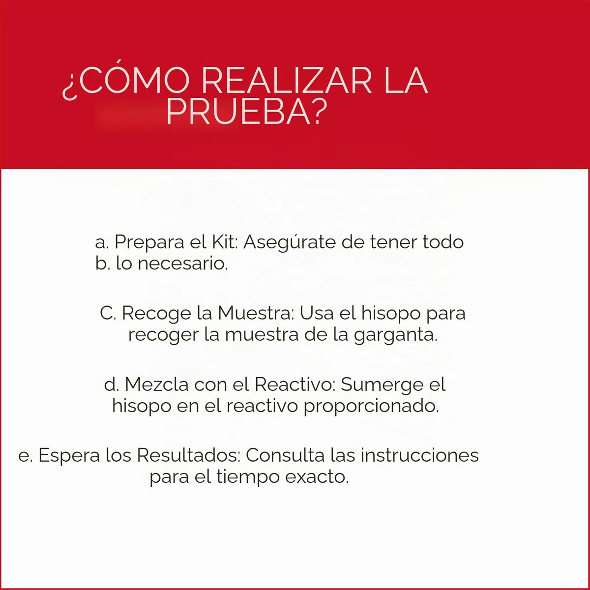 5 unidades | Prueba rápida de estreptococo A || Tampón faríngeo para la detección de estreptococo del grupo A || Fácil de usar || Resultados rápidos en 10 minutos | Alta precisión