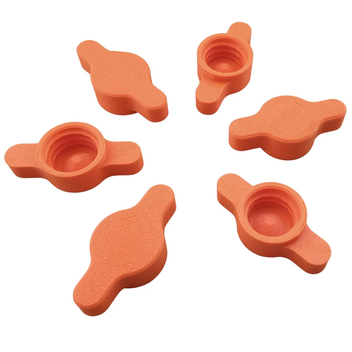 6 cartuchos de silicona y acrílico con mango de mordaza, cierre de cartucho, tapa de rosca para cartucho