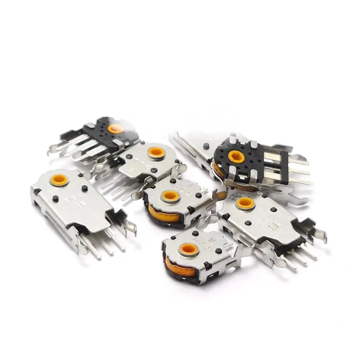 TTC 7/8/9/10/11/12/13/14/15/16mm Rotary Scroll Gold Wheel Encoder With 1.74mm Hole Mark,20-40g Force For PC IDGTTLDF(8mm)