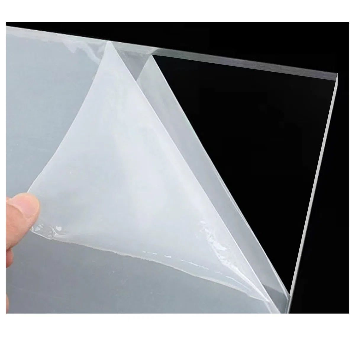 Acriliche transparentes de 50cm x 90cm x 5mm, lámina acrílica de transparente de 5 mm de grosor, paneles de transparente para decoración, exhibición, marco de fotos