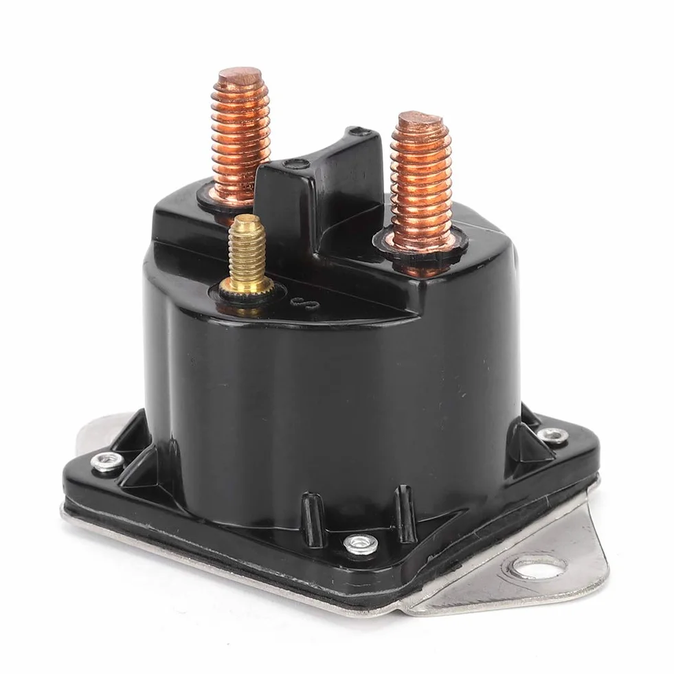 Relé de solenoide de cabrestante, Fydun repuesto de relé de solenoide de control de cabrestante de acero inoxidable, 4 terminales 72631, accesorios de repuesto de 12 V