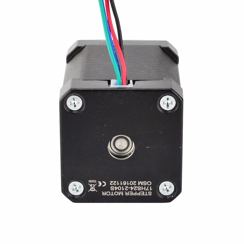 STEPPERONLINE Motor paso a paso bipolar Nema 17 de alto par 92 onzas/65 Ncm 2.1 A