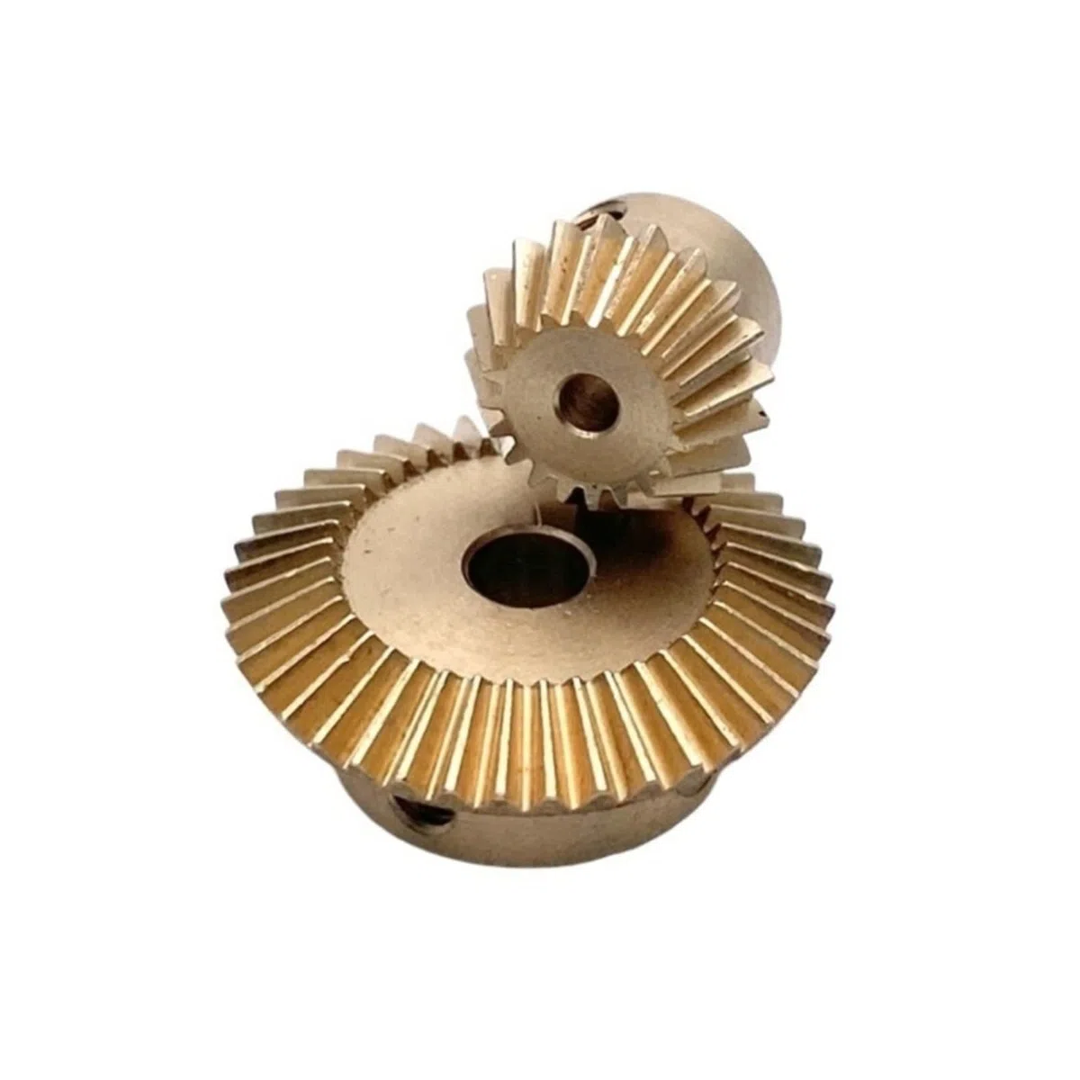 Engranaje cónico de latón de 0,5 módulos, transmisión 1:3, 0,5 M, 20 dientes, 60 dientes, engranaje cónico miniatura, piñón cónico de 90 grados Ángulo