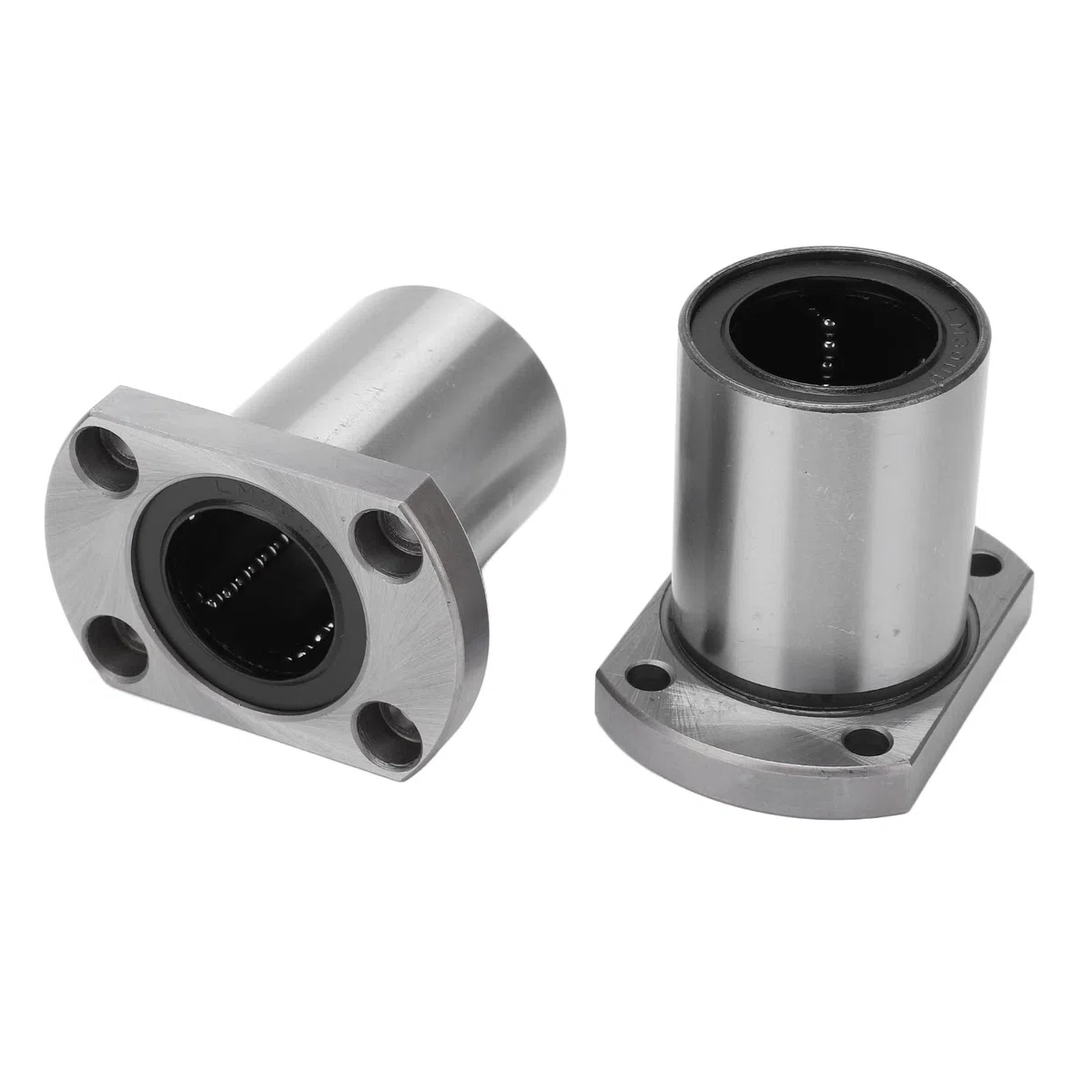2 uds rodamientos lineales con brida, piezas de repuesto de rodamientos lineales diámetro interior 30mm para eje de movimiento lineal Cnc