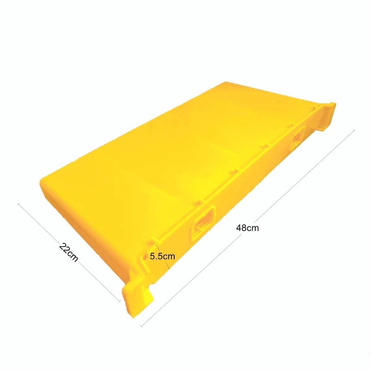 Alimentador de abejas, 4L Alimentadores de abejas de plástico amarillo para colmenas Alimentador de marco Marco de colmena Extractor de miel de jarabe Alimentador de agua de colmena interior Dispositi