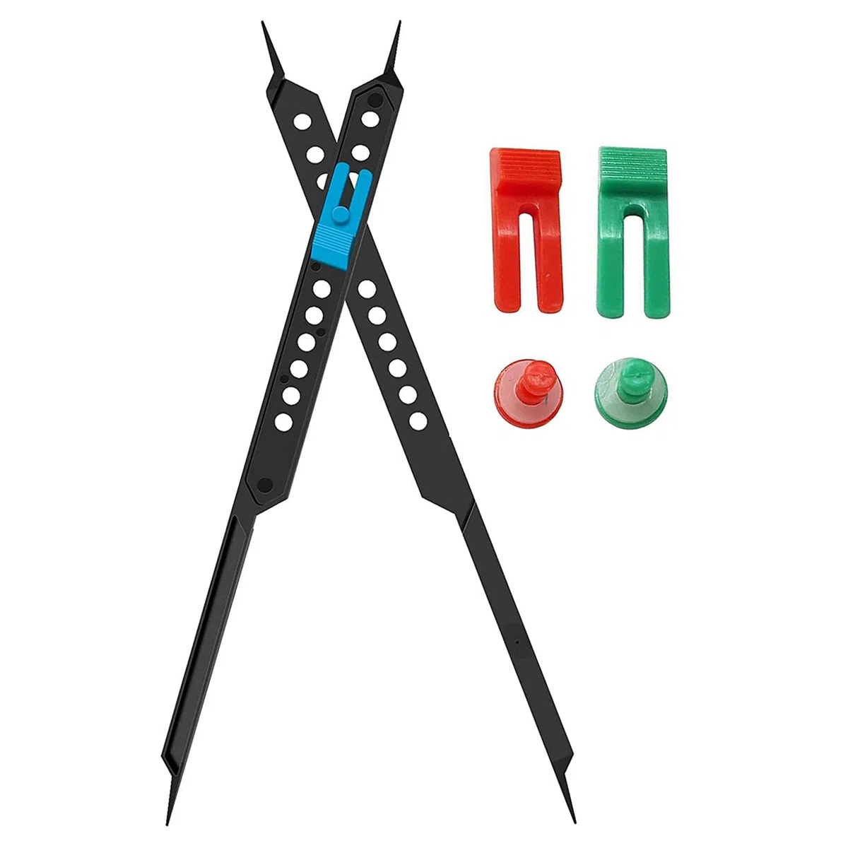 DEWU escala proporcional 10 pulgadas, divisor proporcional con 2 clips, herramientas calibrador medición dibujo, regla brújula multifuncional para artistas, pintura, dibujo