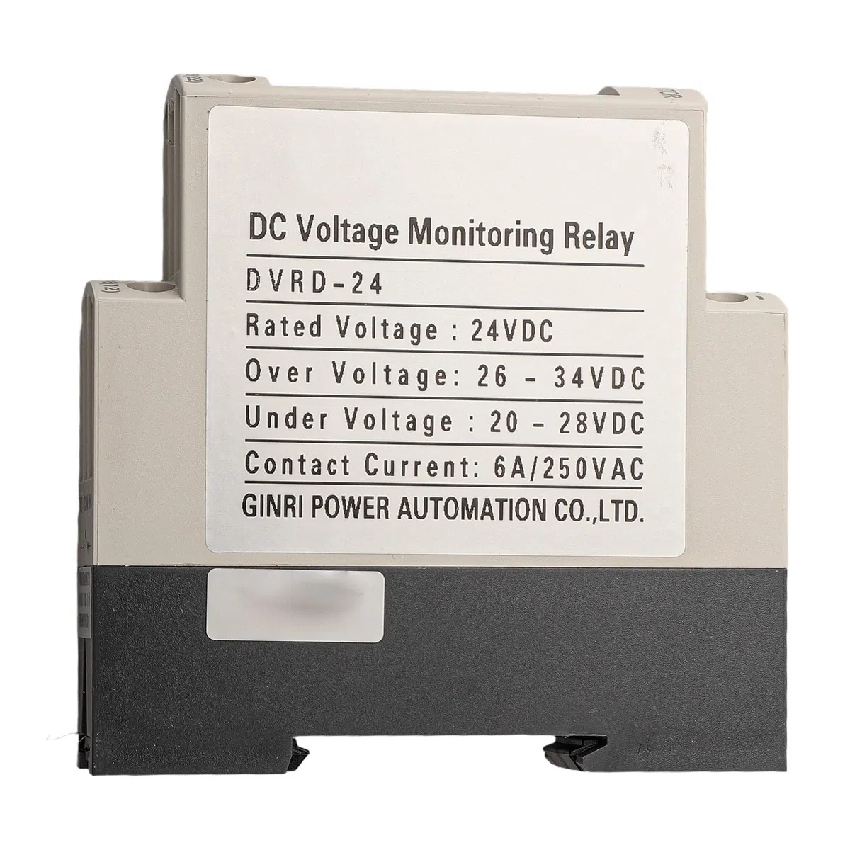 FACAIIO DVRD DC Sobretensión y Subtensión para relé de protección DC12V 24V 36V 48V Circuitos con retardo ajustable e indicadores LED
