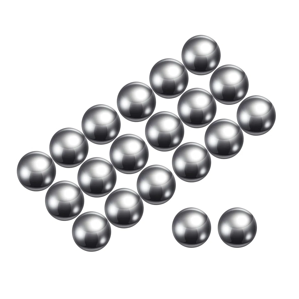 20uds Precisión Bolas - [20mm] Carbono Acero para Rodamientos Válvulas Uso, Sólido