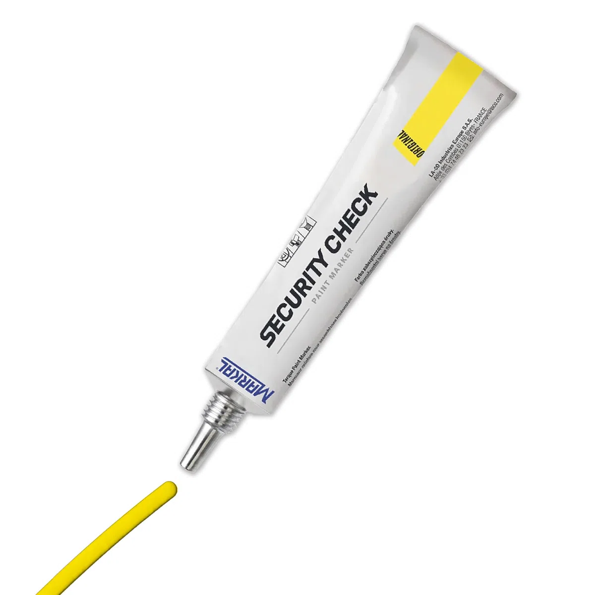 MARKAL 96669 Security Check - Marcador de pintura, color amarillo