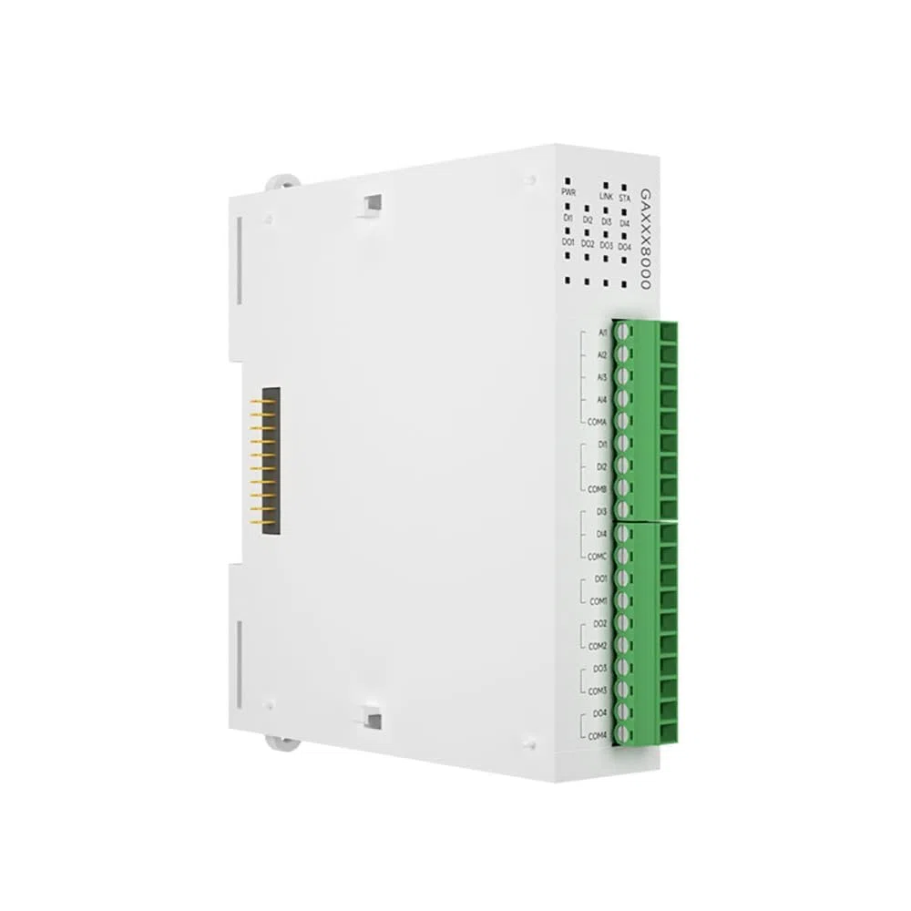 Módulo de expansión IO remoto distribuido 8DI RJ45 RS485 Modbus adquisición de interruptor analógico GAXXX8000 Expansión rápida PNP NPN solo funciona con host