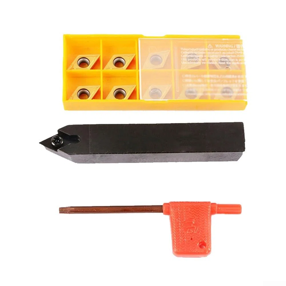 Soporte para herramientas de torneado SDNCN1616H11 16x100mm +10PC DCMT11T304 Inserto de carburo