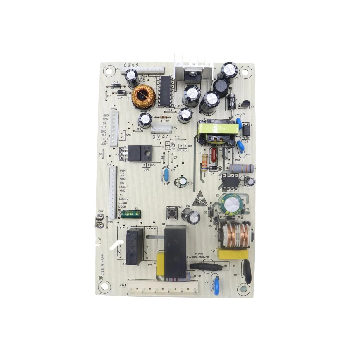 Riven Placa de refrigerador compatible con placa de control de refrigerador 0061800014 piezas de placa base para refrigerador