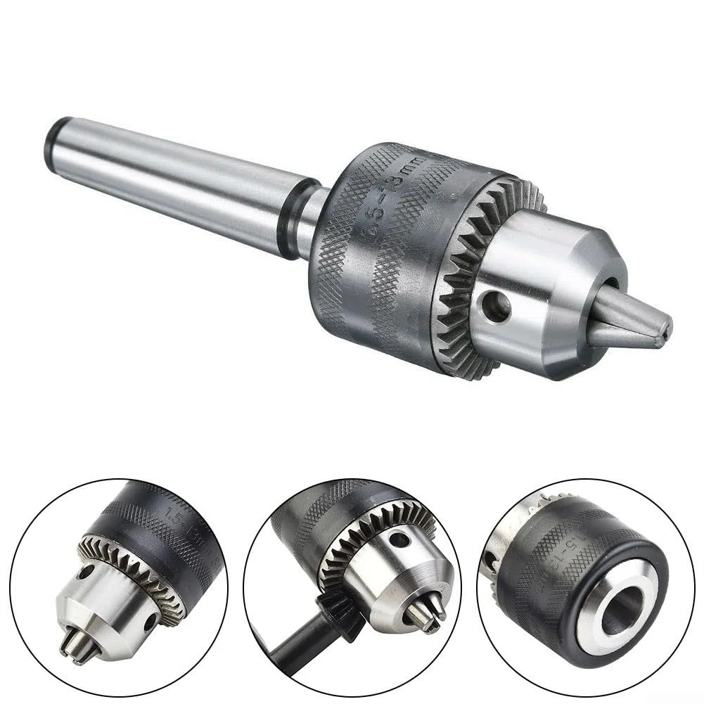Para herramientas de portabrocas de cola de torno de metal MINI, para cola de torno de metal, herramientas de portabrocas con MT2 para eje cónico Morse, fácil fijación al contrapunto