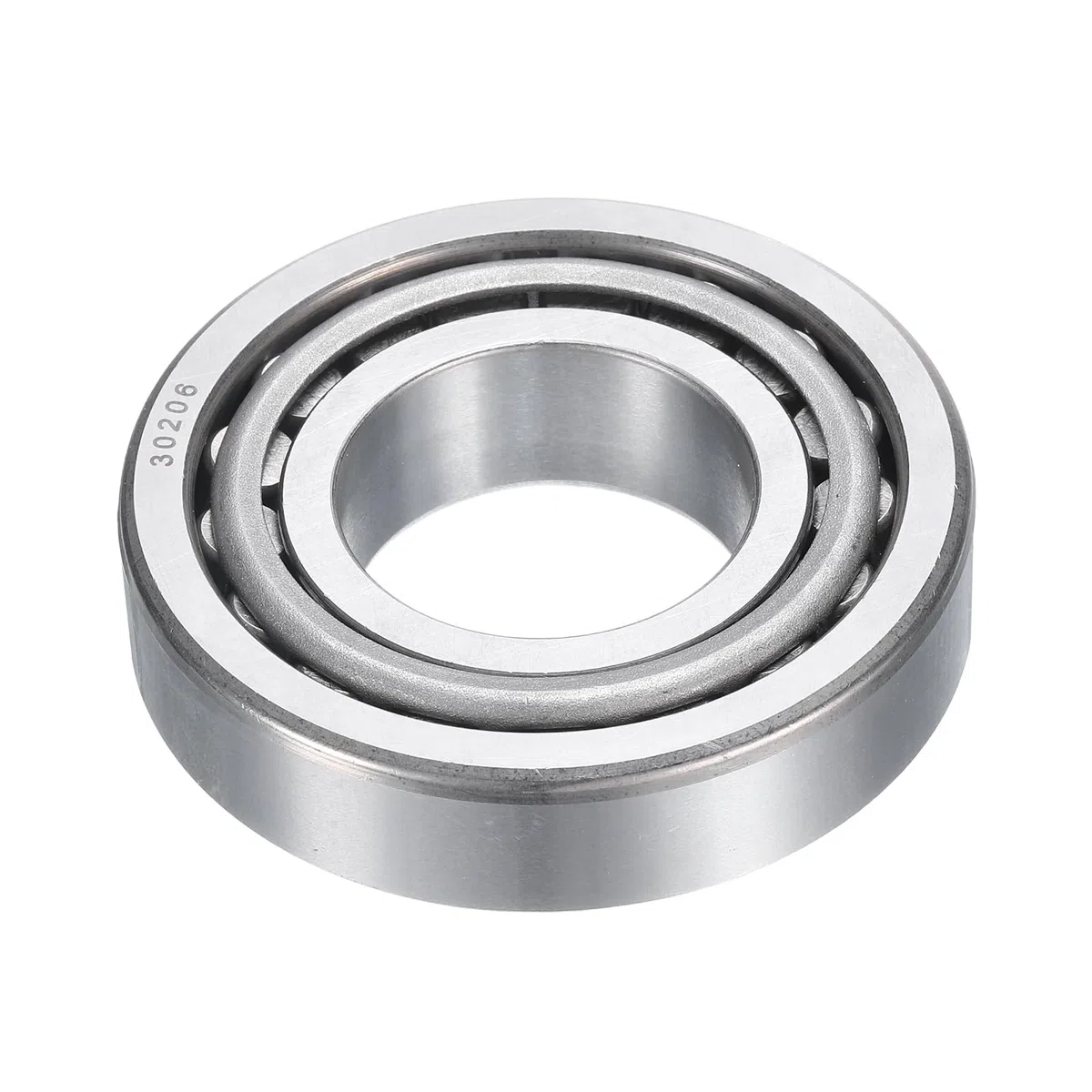 QUARKZMAN 2 Piezas de Rodamiento de Rodillos Cónicos 30206, Cono Y Copa, 30mm de Diámetro X 62mm de Diámetro Exterior X 17.5mm de Grosor, Juego de Acero Cromado, Abec-5
