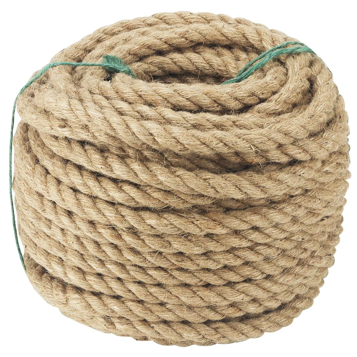 JOIKIT Cuerda de yute natural de 12 mm x 30 m, cuerda de cáñamo trenzado de 98 pies, cuerda de yute trenzada para colgar, manualidades, decoración