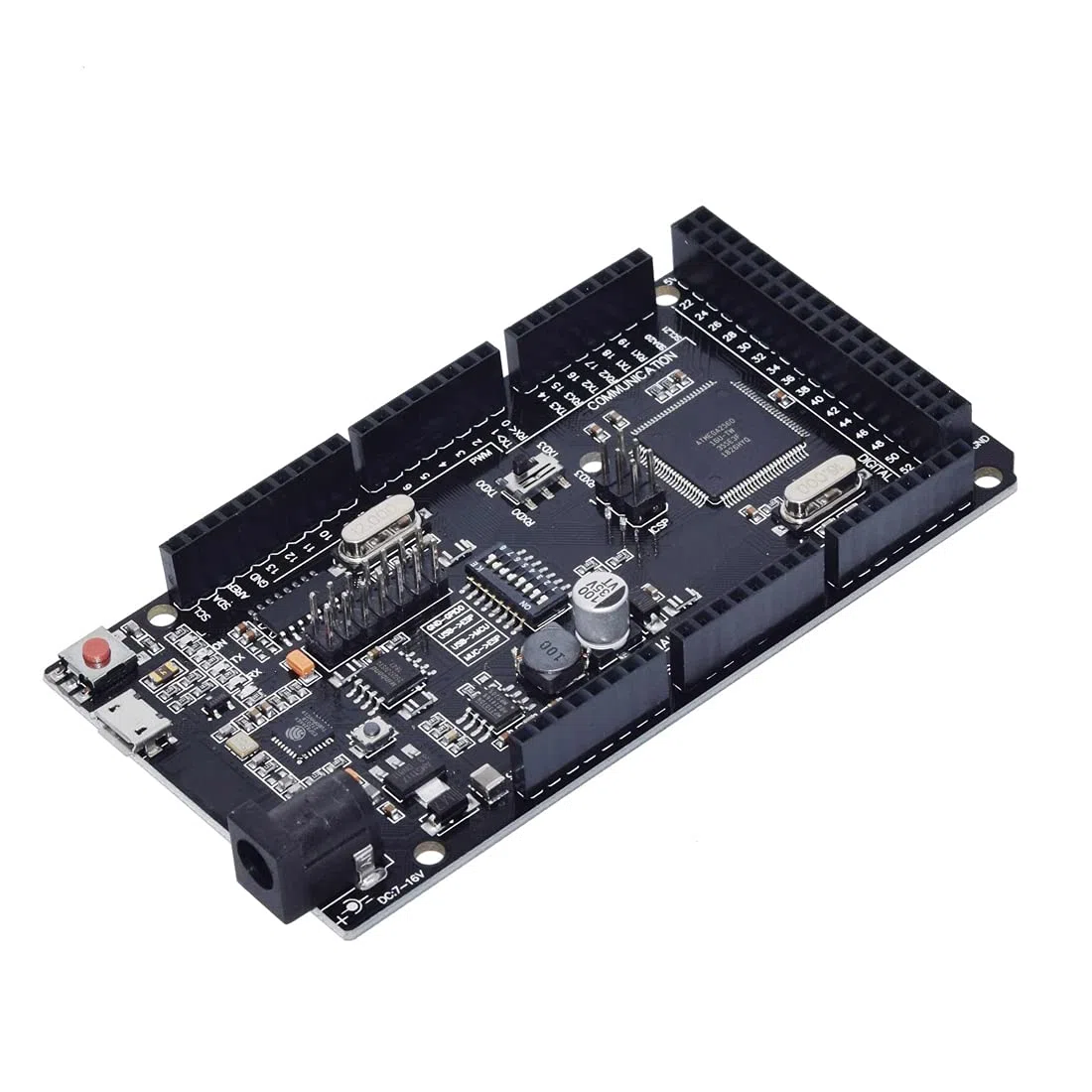 Hailege Módulo WiFi Mega R3 ESP8266 con Memoria de 32 M CH340G Compatible con USB-TTL Mega ESP8266 NodeMCU
