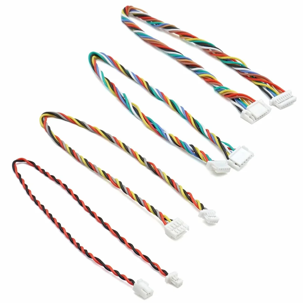 Kit de cables y conectores preengarzados GH1.25 a SH1.0 compatible con JST GH 1.25 mm y JST SH 1.0 mm para Pixhawk Cube 6C 6X Pixhawk4