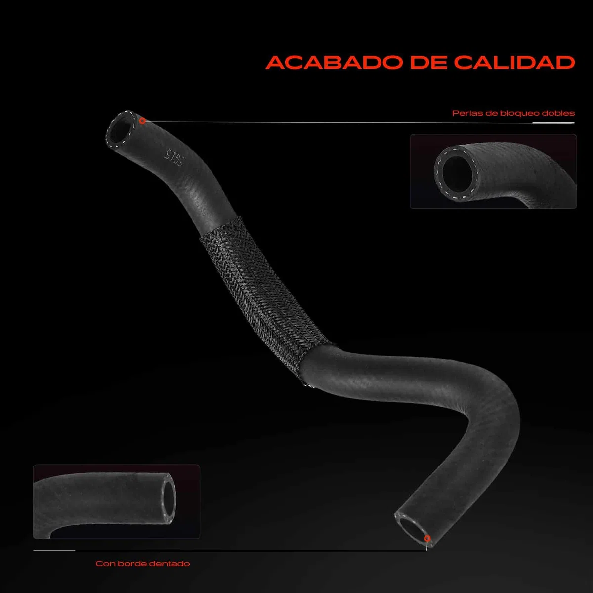 Frankberg Manguera de dirección asistida Compatible con Serie 3 Compact E46 316 Ti 318 Ti Serie 3 E46 316i 318i Serie 3 Touring E46 316i 318i Serie 3 Cabrio E46 318 Ci Serie 3 Coupé E46 32416850286