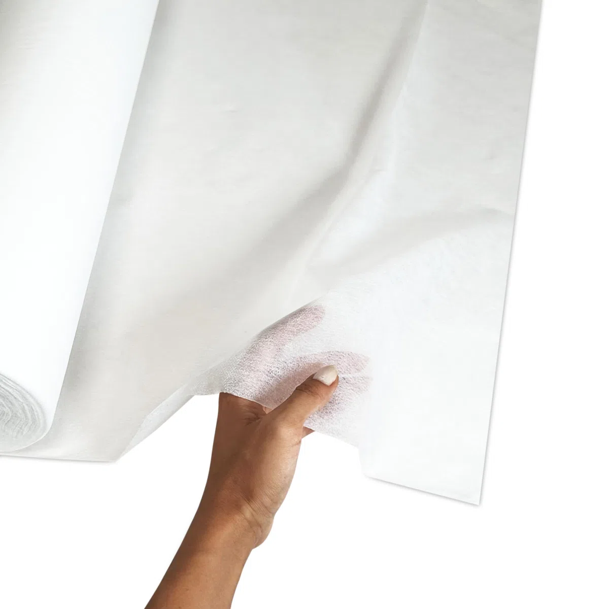 Rollos Papel Camilla Polipropileno Blanco 58 cm x 80 m | Papel de Camilla Precortado cada 40 cm (6 Rollos)