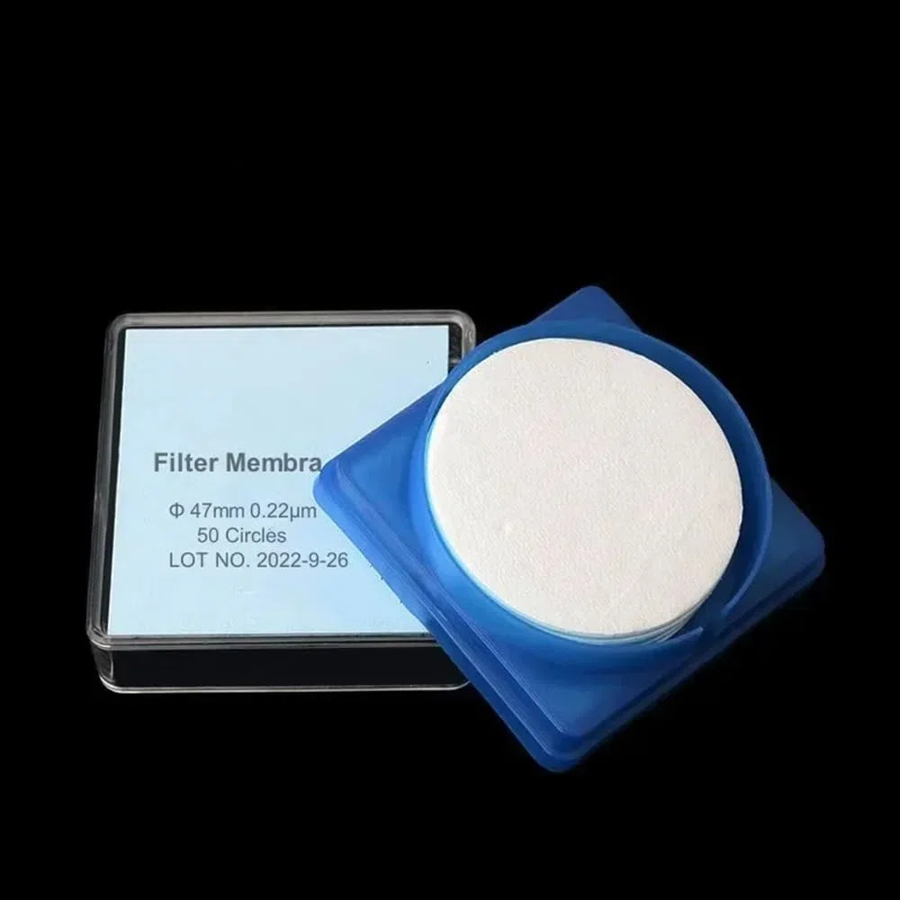 Cristalería de Laboratorio Filtro de membrana microporoso Diámetro 25 mm 47 mm 50 mm 60 mm 150 mm Membrana Membranas de microfiltro(47mm 0.22um 50 Pcs)