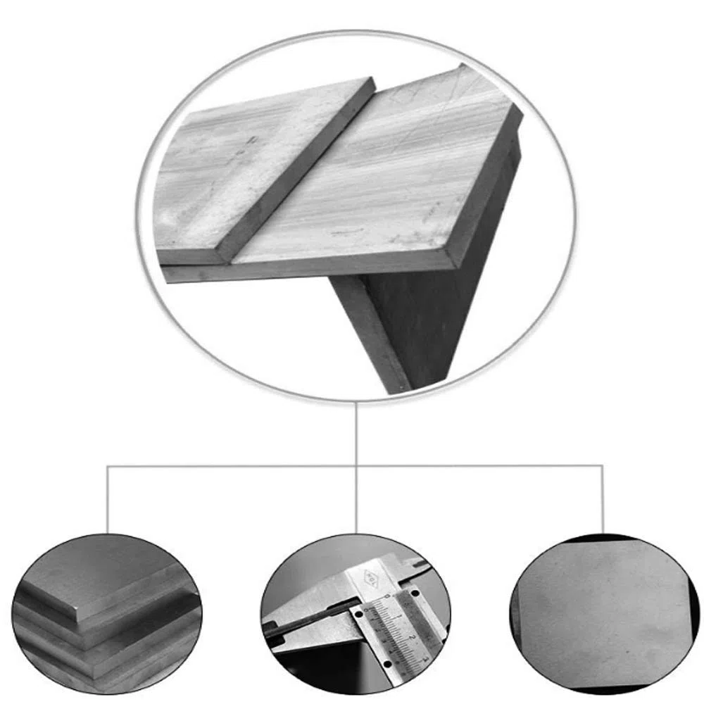 Chapa de aleación de magnesio， Placa de aleación de magnesio Hoja de placa de aleación de magnesio Dureza de alta resistencia Soldabilidad Calor, for la industria aeroespacial(100 * 100 * 1mm(2pcs))