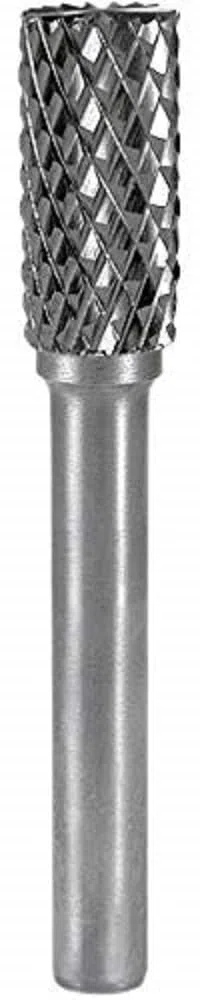 Ruko 116017 - Fresas metal duro forma A - ZYA cilíndrica con dentado frontal (10 x 60 mm)