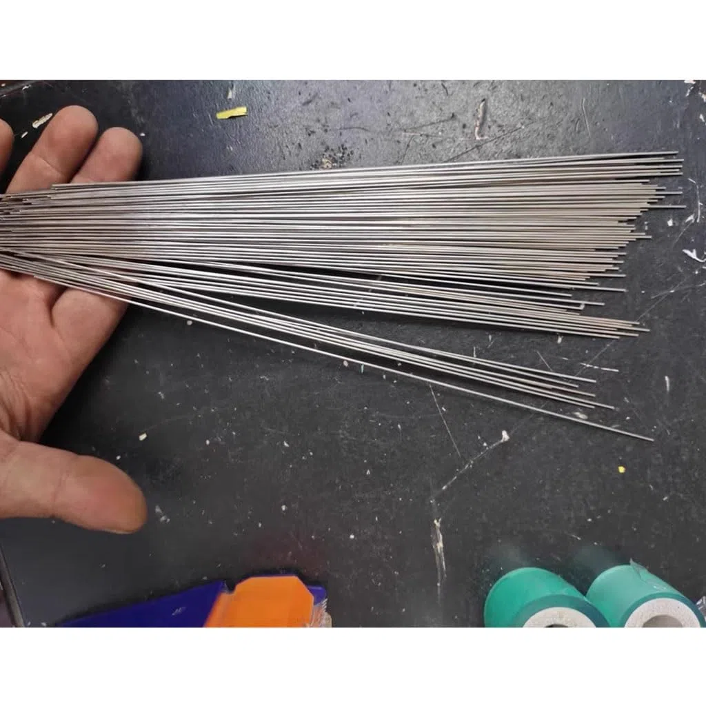 10 varillas de alambre de acero inoxidable rectas de 1 mm a 2 mm: alambres de acero duro de 1000 mm de longitud for manualidades y proyectos de bricolaje.(1x1000mm)