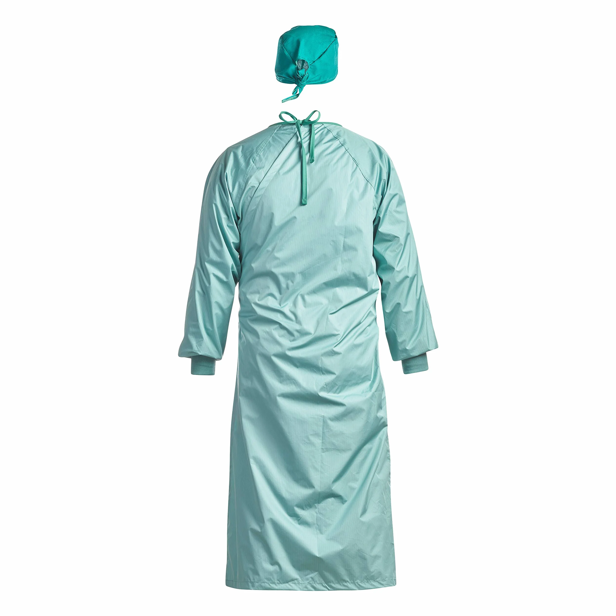 Tecno Hospital Bata de microfibra dentista Laboratorio Laccetti Gorro quirúrgico antiestático impermeable