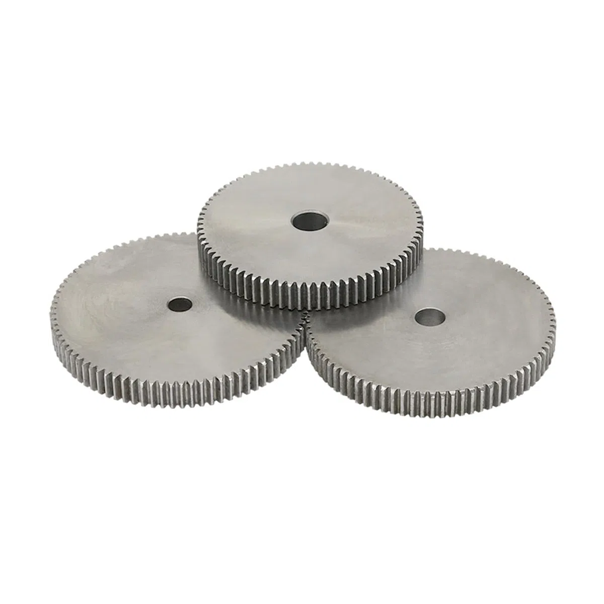 1 unidad 1 módulo 81T/82T/83T/84T/85T/86T/87T/88T/89T/90T engranaje recto de Motor plano de acero al carbono plateado