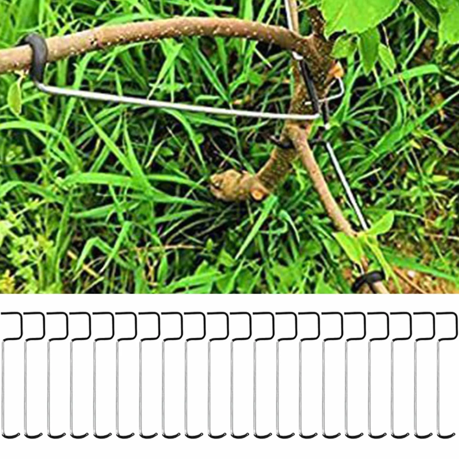 20 separadores de ramas de árboles frutales, separadores de ramas de frutas, soporte para árboles de frutas, alambre reutilizable para esparcidores de ramas en el jardín 18T