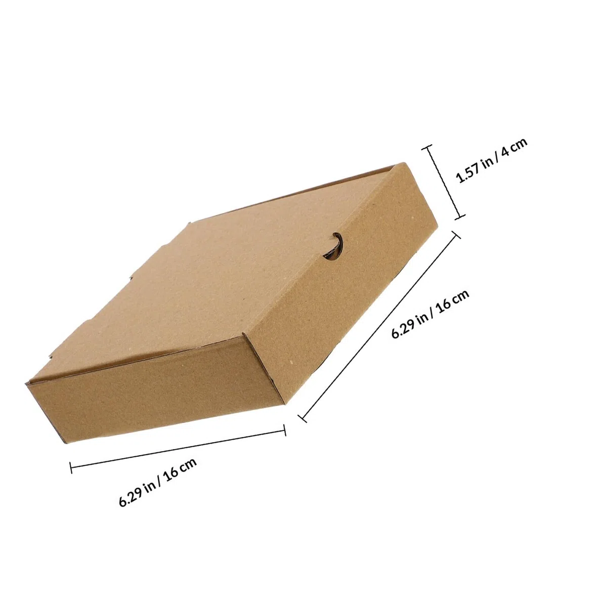 de Pizza Resistentes y Elegantes y Proteger Alimentos 10 Cajas de Papel Kraft Marrón para Llevar en Pizzerías y Restaurantes