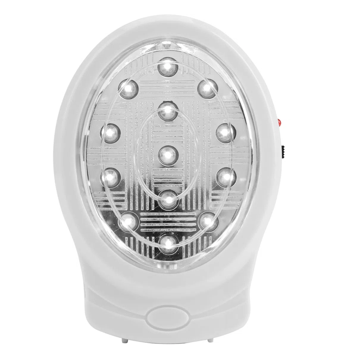 Luz de Emergencia Recargable 13 LED con Corte Automático de Energía, Lámpara de Iluminación AC 110-240V para Enchufe UE