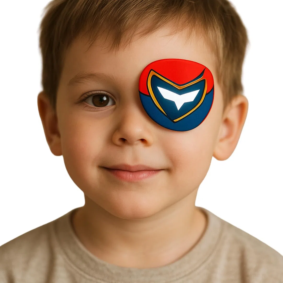 50 parches oculares infantiles para el tratamiento de la ambliopía (ojo perezoso) / estrabismo/tratamientos postoperatorios - tema superhéroe. ojo ojo ojo niño - vendaje